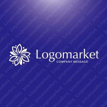 花と癒しと穏やかのロゴ