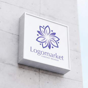 花と癒しと穏やかのロゴ