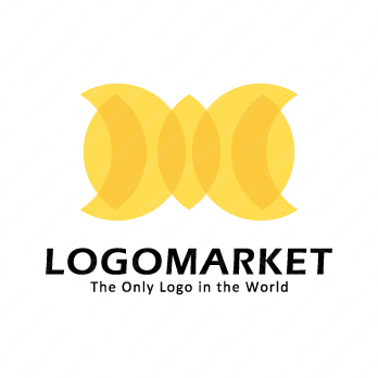 月と時間と広がりのロゴ