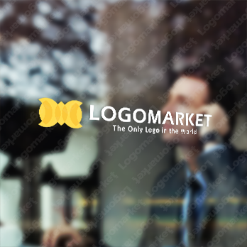 月と時間と広がりのロゴ