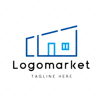 家と心とハートのロゴ