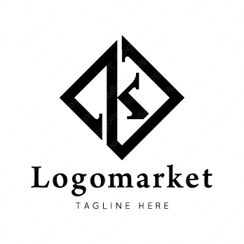 Kとkと菱形のロゴ