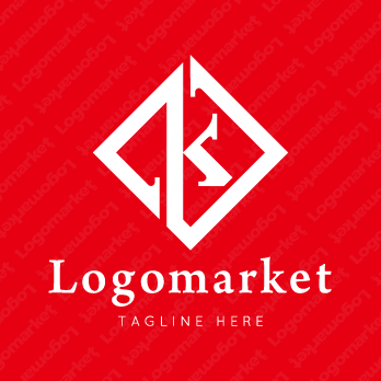 Kとkと菱形のロゴ