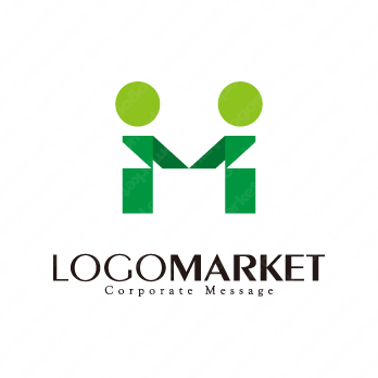 サポートと両手とパートナーシップのロゴ