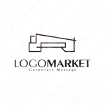 平屋と家とマイホームのロゴ