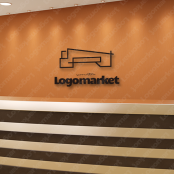 平屋と家とマイホームのロゴ