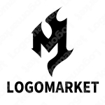 Mと炎と情熱のロゴ