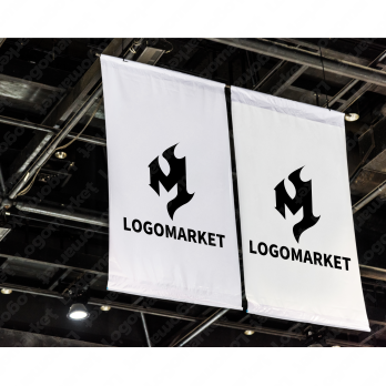 Mと炎と情熱のロゴ