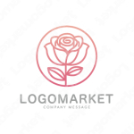 薔薇と美しいと愛のロゴ