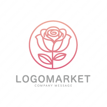 薔薇と美しいと愛のロゴ
