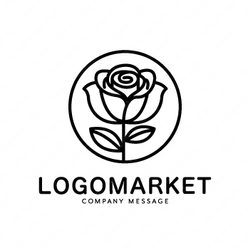 薔薇と美しいと愛のロゴ