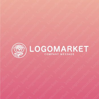 薔薇と美しいと愛のロゴ