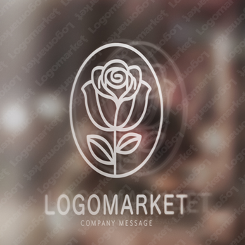 薔薇と美しいと愛のロゴ