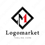 Mと1とナンバーワンのロゴ