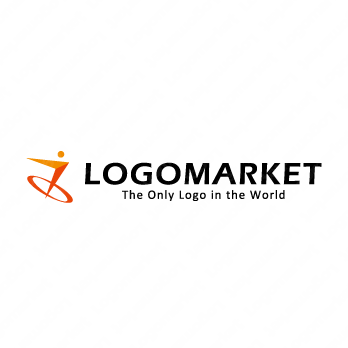 人とコンパスと前進のロゴ