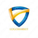 防犯とセキュリティと盾のロゴ