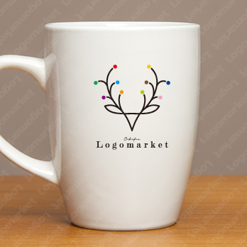 お洒落とラインとアニマルのロゴ