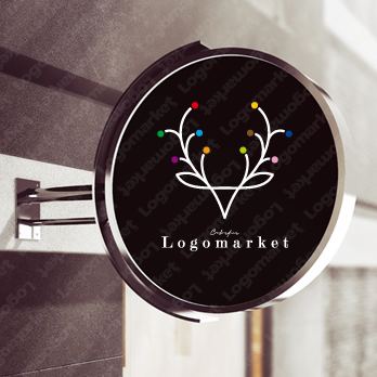 お洒落とラインとアニマルのロゴ