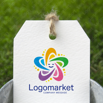 Aとaと虹のロゴ