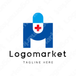 Mとmと薬のロゴ