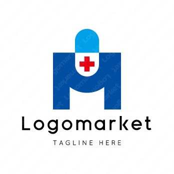 Mとmと薬のロゴ