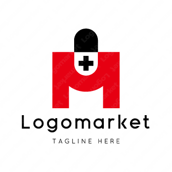 Mとmと薬のロゴ