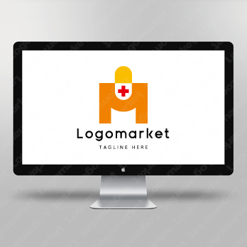 Mとmと薬のロゴ