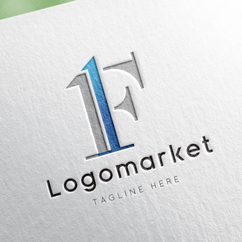 Fと1とナンバーワンのロゴ