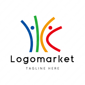 Kとkと人のロゴ