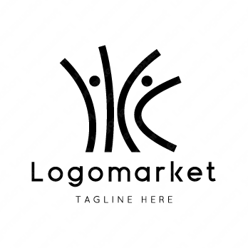 Kとkと人のロゴ