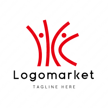 Kとkと人のロゴ