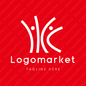 Kとkと人のロゴ