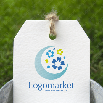 桜と歯科とヒーリングのロゴ