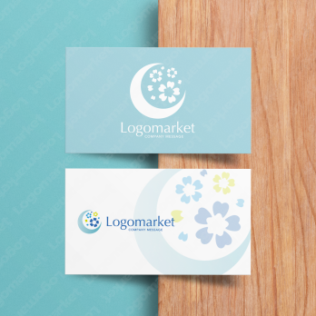 桜と歯科とヒーリングのロゴ