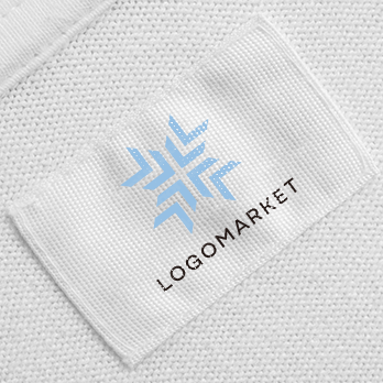 クロスとラインと交差のロゴ