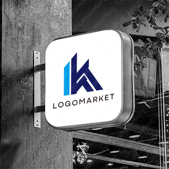  Kとミニマルとスタイリッシュのロゴ