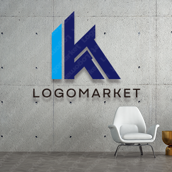  Kとミニマルとスタイリッシュのロゴ