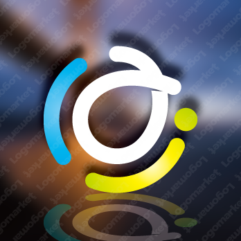 Aとaと虹のロゴ