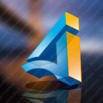 Aとaと虹のロゴ