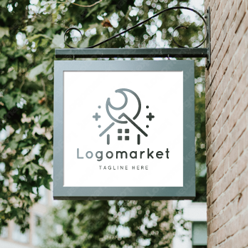 月と星と家のロゴ