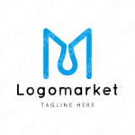 Mと水と雫のロゴ