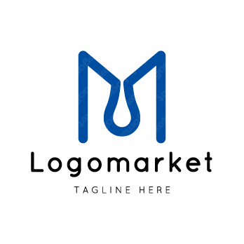 Mと水と雫のロゴ