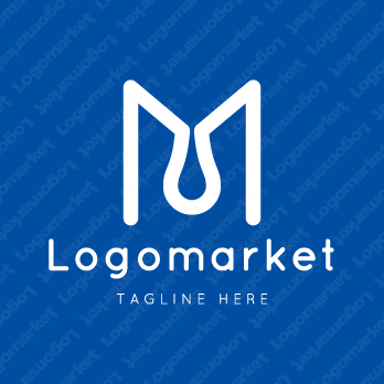 Mと水と雫のロゴ