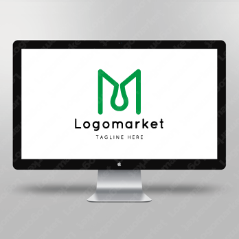 Mと水と雫のロゴ