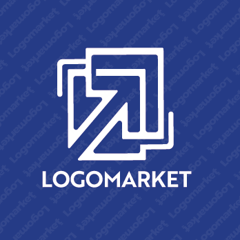 前進と成長と進化のロゴ