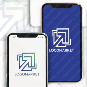 前進と成長と進化のロゴ