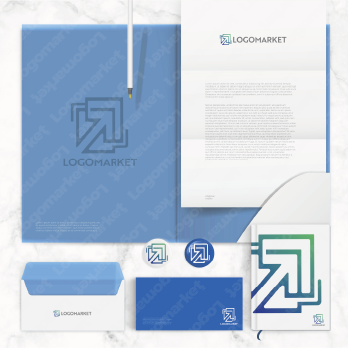 前進と成長と進化のロゴ