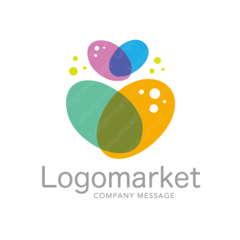 ハートと愛情と軽やかのロゴ