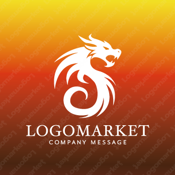 Sと龍と炎のロゴ