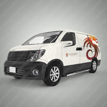 Sと龍と炎のロゴ